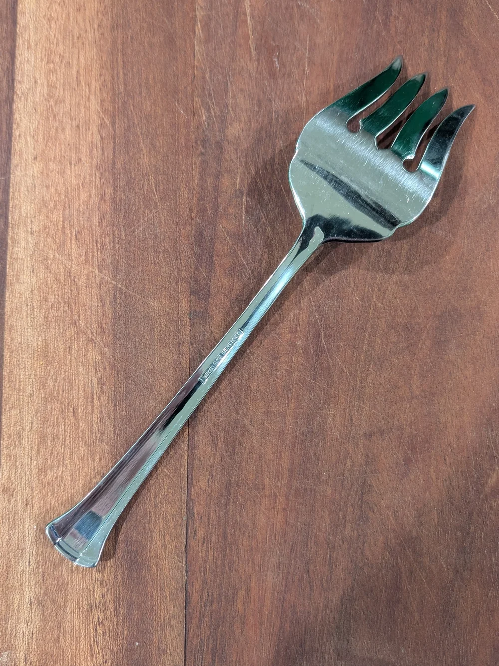 Retroneu 18/8 Korea Kimberly Pattern Cold Meat Serving Fork